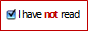 I have not read